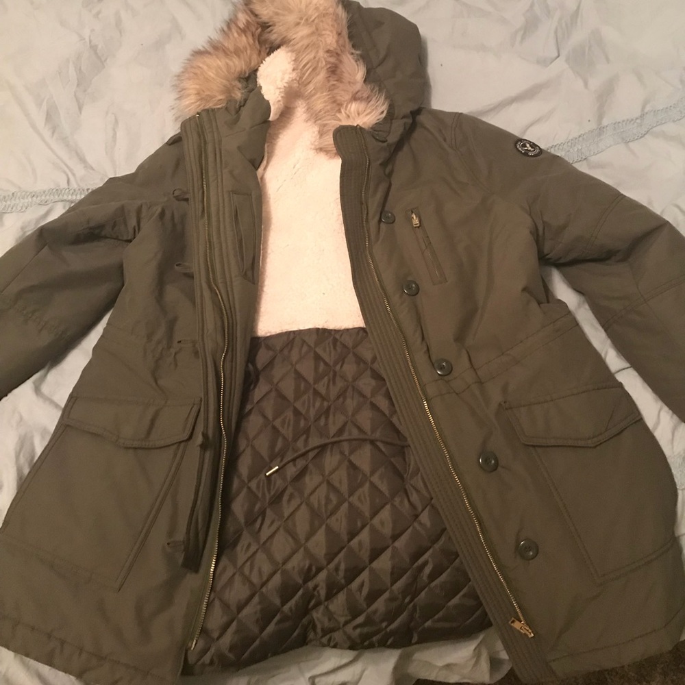 American Eagle Army Green Parka